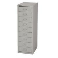 Bisley Grey 9 Drawer Non-Locking Multi-Drawer Cabinet BY16447