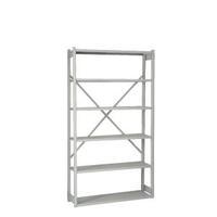 bisley shelving starter kit w1000xd300mm grey by838030