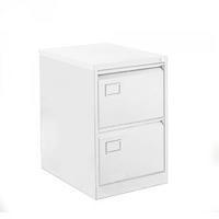 Bisley 2 Drawer Filing Cabinet Chalk White BY11584