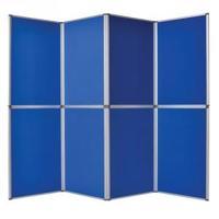 Bi-Office 8 Panel Display Kit Blue DSP340118