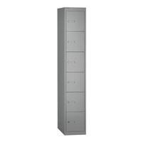 bisley clk186 h1802 x w305 x d457mm deep steel locker with 6 doors