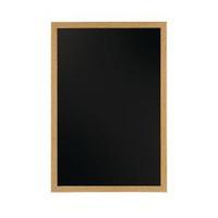 bi office chalk board 900x600mm oak frame pm0715232