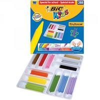 Bic Kids Plastidecor Colouring Crayons Class Pack of 288 887835