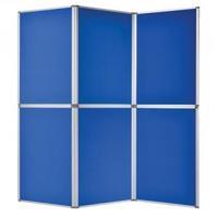 Bi-Office 6 Panel Display Kit Blue DSP340116