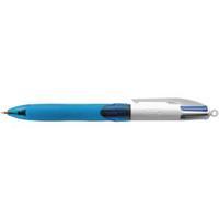 Bic 4 Colour Comfort Grip Ball Pen Pack of 12 8871361