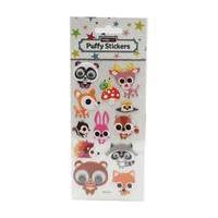 Big Eyes Animal Puffy Stickers