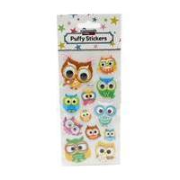 Big Eyes Owl Puffy Stickers