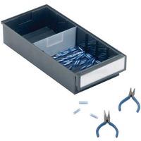 bin retaining bars for 400w small parts colour bin cabinet pk 4