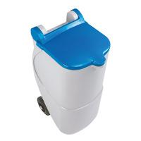 Bin - Designer Wheelie 90Ltr Recycling - Blue - No Lock