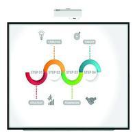 Bi-Office iRED 200 Interactive Whiteboard 78 Inch IWB120703