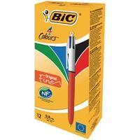 Bic 4 Colours Ballpoint Pen Fine 0.8mm 801868