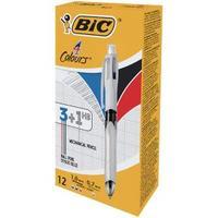 Bic 4 Colours Ballpoint Pen and Mechanical Pencil 942104