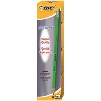 Bic Criterium 255 HBNo2 Graphite Pencil with Eraser Green 1 x Pack of