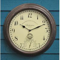 Bickerton Wall Clock & Thermometer by Smart Garden
