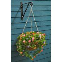 bizzie lizzie artificial 30cm hanging basket by smart garden