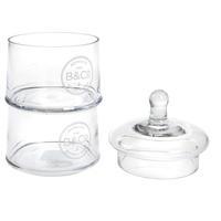 Bistro & Co 2 Tier Glass Storage Jar Set With Lid