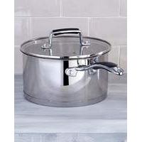 bistro stainless steel 20cm saucepan