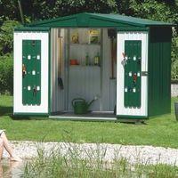 Biohort Europa 4 Dark Green Metal Shed