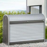 biohort storemax 160 silver roller shutter box