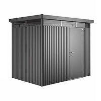 biohort highline h2 dark grey metal shed