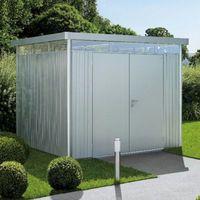 biohort highline h4 dd silver metal shed