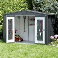 Biohort Europa 5 Dark Grey Metal Shed