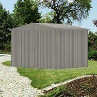 biohort europa 5 quartz grey metal shed