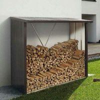 Biohort Woodstock 230 Dark Grey Metal Log Store