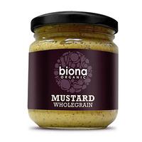 biona organic wholegrain mustard 200g
