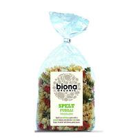 biona organic spelt fusilli tricolore 250g