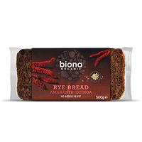 biona org rye amaranth quinoa bread 500g
