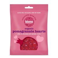 biona organic pomegranate hearts 75g
