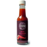 biona organic hot pepper sauce 140ml