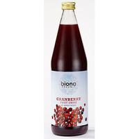 Biona Organic Cranberry Juice Drink (750ml)