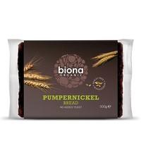 biona organic pumpernickle bread 500g
