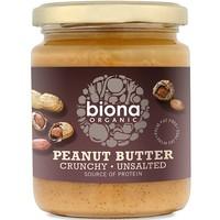 Biona Organic Peanut Butter Crunchy With Salt (250g)