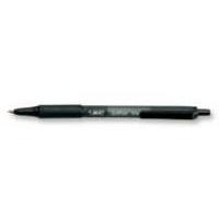 Bic Soft Feel Retractable Ballpoint Pen Black 914360