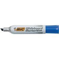 Bic Velleda 1781 Chisel Tip Whiteboard Marker (Blue) Pack of 12 Markers