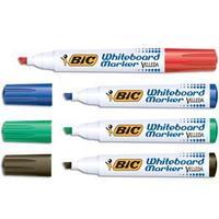 bic velleda 1751 chisel tip whiteboard marker line width 37 55mm assor ...