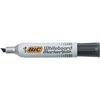 bic velleda 1781 chisel tip whiteboard marker black pack of 12 markers