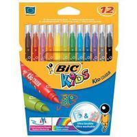 Bic Kids Couleur Medium Tip Ultra Washable Water-based Felt Tip Pen (Assorted Colours) Pack of 12