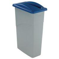 bin slim jim 87l cap grey body blue lid 760x590x280mm