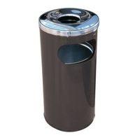 BIN, LITTER/ASH WITH LINER 360X735MM - BLACK