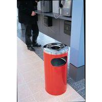 BIN, LITTER/ASH WITH LINER 360X735MM - RED