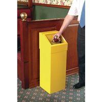 BIN-SPRUNG FLAP-WITHOUT LINER YELLOW-310MM SQUAREX895MM HIGH