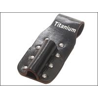 Bi-Metal Single Leather Holster