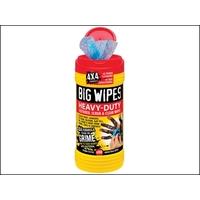 Big Wipes Red Top 4x4 Heavy-Duty Hand Cleaners Tub of 80