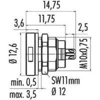 Binder 09-4715-00-05 Series 420 Micro Circular Connector Nominal current: 1 A Number of pins: 5