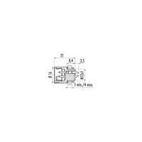 Binder 99-9107-00-03 99-9107-00-03 Series 720 Miniature Circular Connector Nominal current: 7 A Number of pins: 3