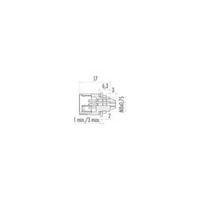 Binder 99-9207-00-03 Series 620 Sub Miniature Circular Connector Nominal current: 3 A Number of pins: 3